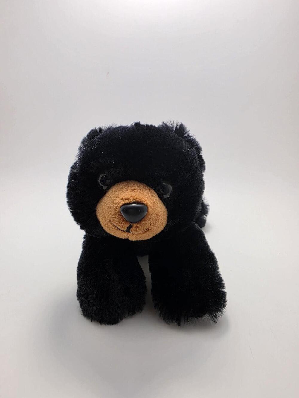 Wild Republic Black Bear Stuffed Animal Plush (6 inch)